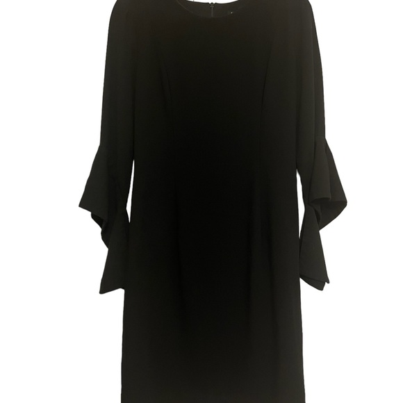 Black Halo crepe dress